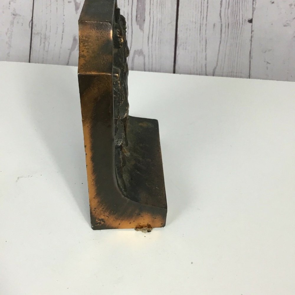 1776 bronze book end heavy door stop 1776-1976 - Picture 6 of 7